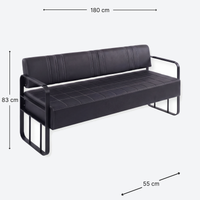 Royal Sofa Base Black