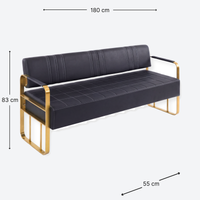 Royal Sofa Base Gold