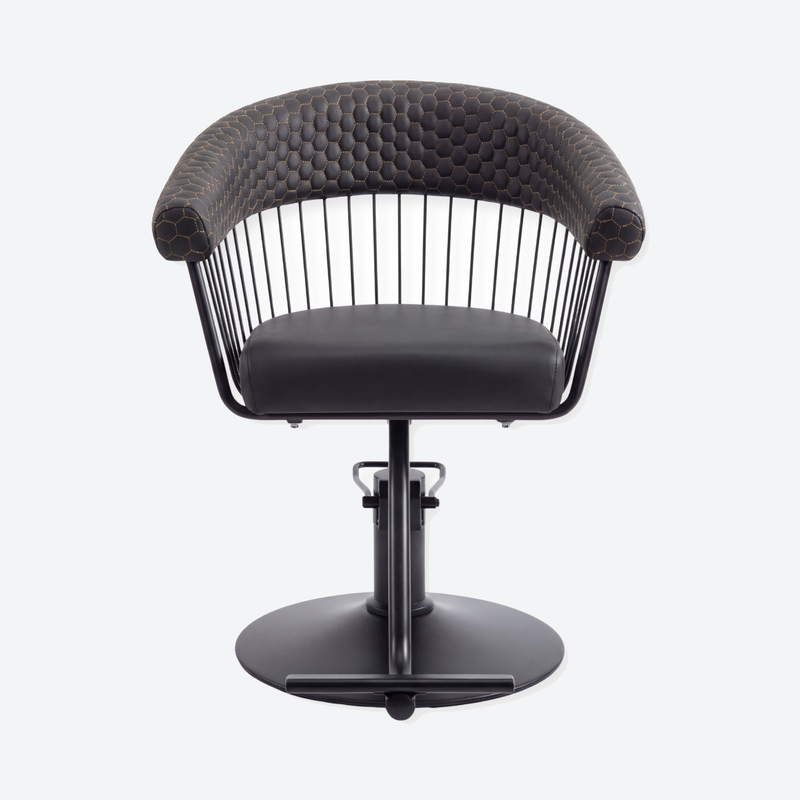 Salon Chair - Queen - Gold/Black
