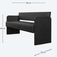 Sofa Leather Black